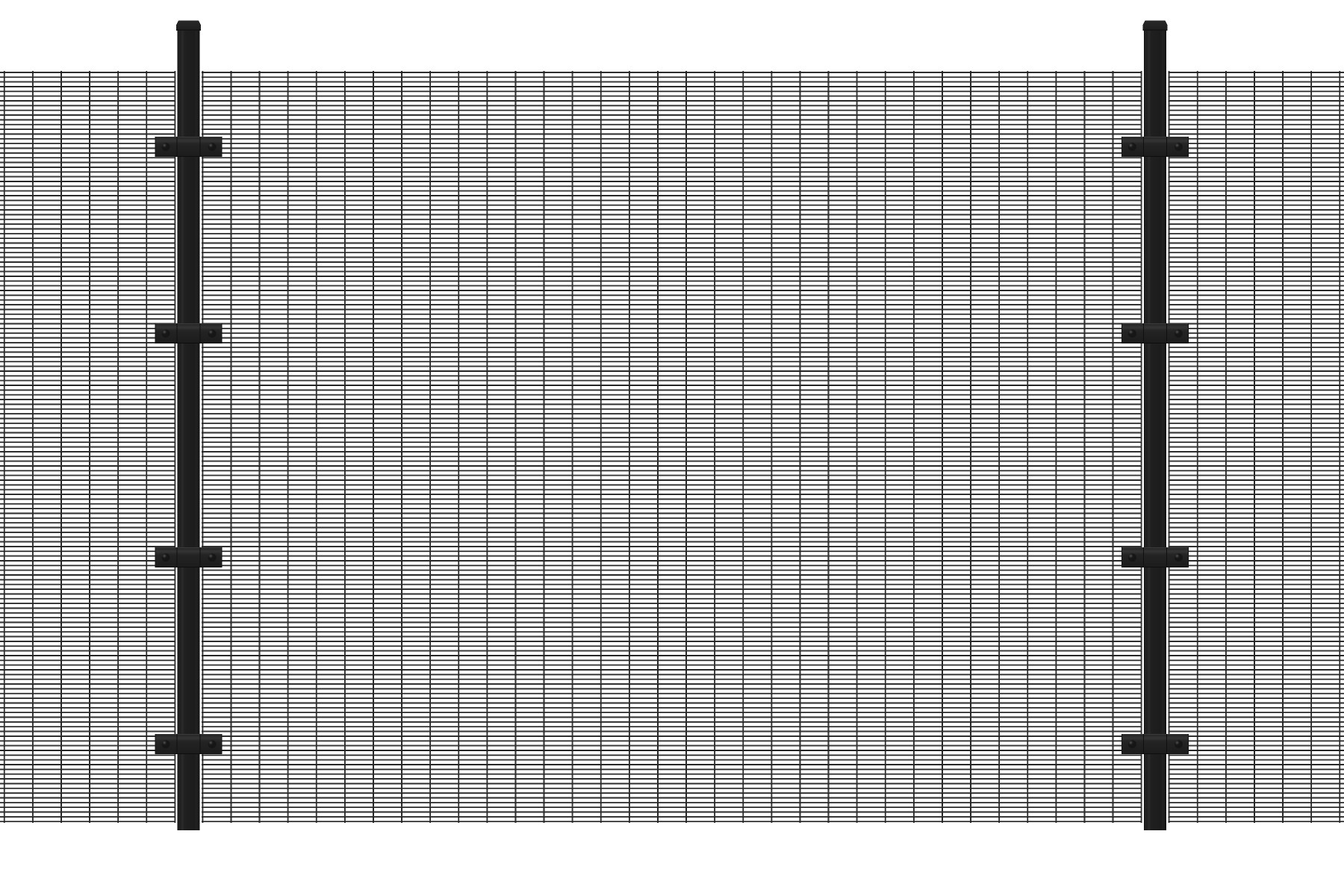 Panel SECURIFOR 4D ø3,7 oczko 76,2x12,7mm